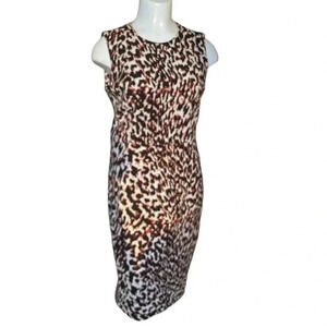 Calvin Klein leopard print dress sz 10
